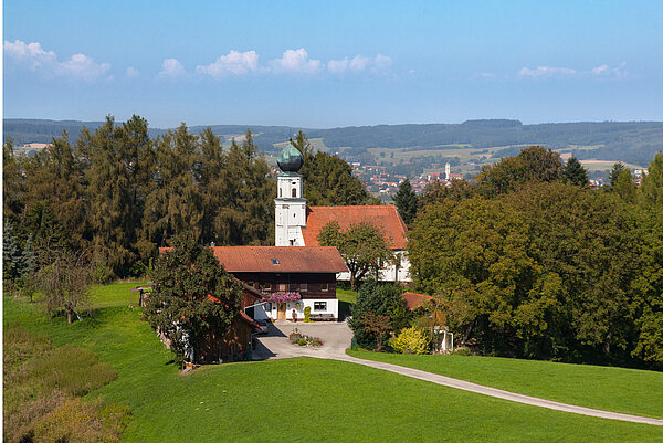 Hölzlberg, ehem. Burgkapelle St. Georg auf dem Plankenberg, im Kern um 1287